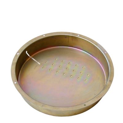Peças de estampação de metal de aço inoxidável passivado, de desenho profundo, certificadas ISO9001 2008