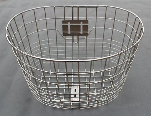 Cesto de bicicleta de alumínio com design removível OEM Fabricação de chapa de metal de precisão