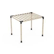 O cliente pediu o kit de suportes de pergola Nanfeng feito de aço inoxidável.