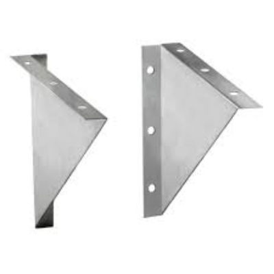 Brackets de montagem de parede de aço inoxidável de tamanho personalizado acessível para diferentes tamanhos