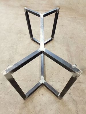 Base de tubos metálicos personalizados com durabilidade de tubos de aço