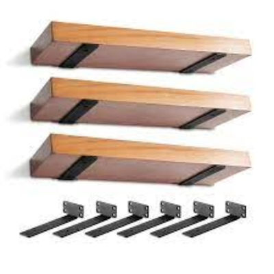 Suportes de prateleira montados na parede, robustos e elegantes, fabricados com espessura de 0,4-3 mm