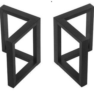 Móveis pernas metálicas pernas de mesa de soldagem de aço carbono para móveis de escritório