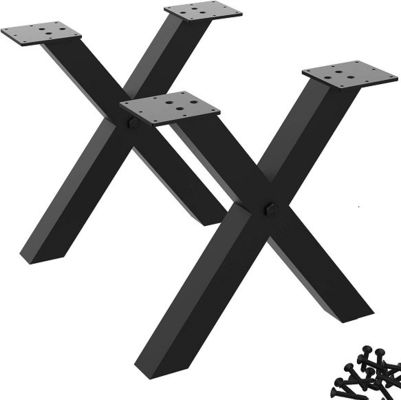Móveis pernas metálicas pernas de mesa de soldagem de aço carbono para móveis de escritório