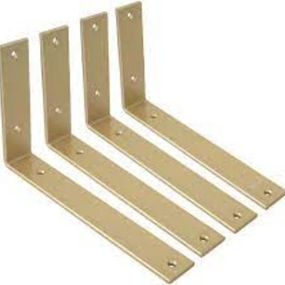 Brackets de prateleira de parede de alumínio personalizados superiores e acessíveis para as necessidades do cliente