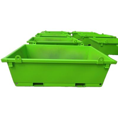 Container de caixa de ferro de polir pesado para fins industriais
