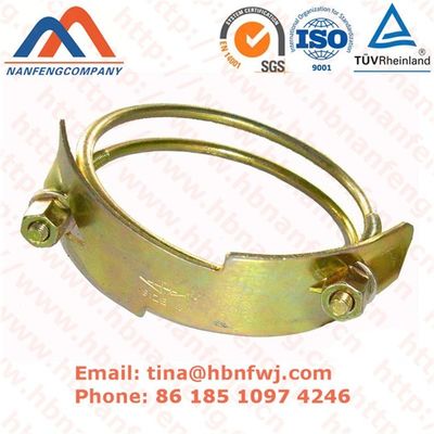 Brackets de montagem de parede de tubos de aço inoxidável revestidos com pó preto para OEM