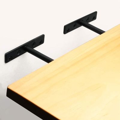 Acessórios metálicos de bracket de mesa personalizados em branco com amostra
