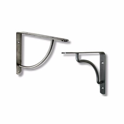 Brackets de prateleira de aço personalizados montados na parede com inspeção interna ou de terceiros