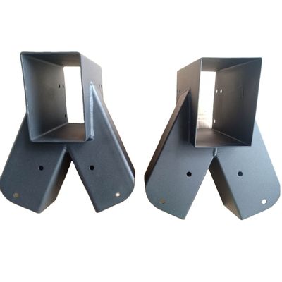 Bracket de canto de balanço de aço carbono para conjuntos de balanço de vigas quadradas e equipamentos de brinquedo para crianças