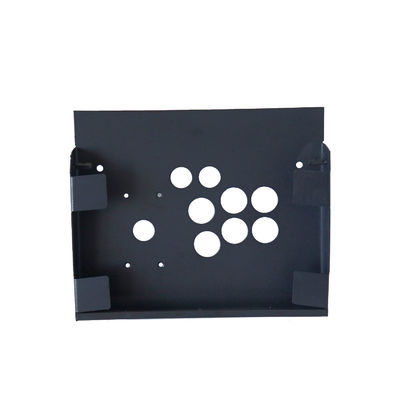 Peças de fabricação de chapas de revestimento em pó preto de alumínio de aço inoxidável personalizadas