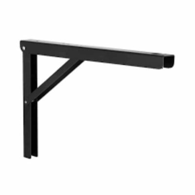 Brackets de prateleira montados em parede de aço de tamanho personalizado feitos para soluções de economia de espaço