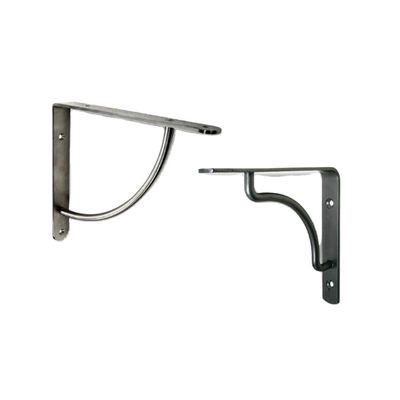 Brackets de prateleira montados em parede de aço personalizados Otimize seu espaço com tamanho personalizado
