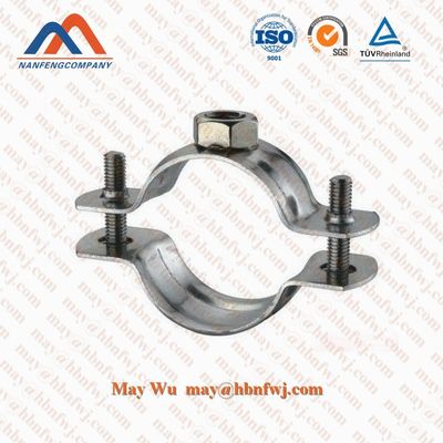 Clamps de metal de tamanho personalizado Aço galvanizado acessível para aplicações industriais