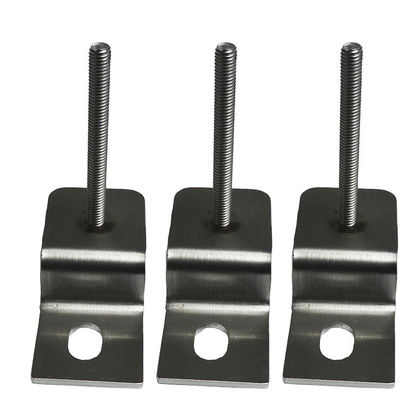 Aceitável Pequena Encomenda Nanfeng Customizado Estampagem Black Metal Bracket Serviço Personalizado