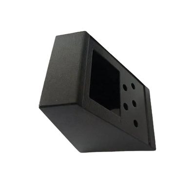 Parte de estampagem de aço para metal Bracket de canto de madeira com reforço triangular personalizado