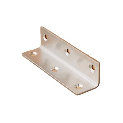 Parcela em forma de U de aço inoxidável de bracket triangular personalizado para fabricação de chapas metálicas