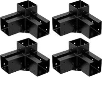Parcela em forma de U de aço inoxidável de bracket triangular personalizado para fabricação de chapas metálicas