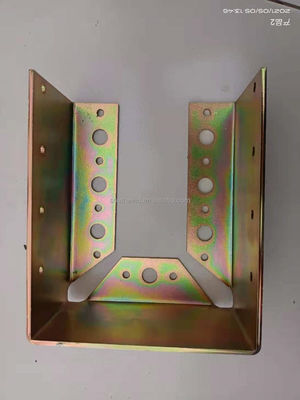 Conectores estruturais de casas de madeira personalizados Brackets metálicos industriais Espessura 0,4-3 mm