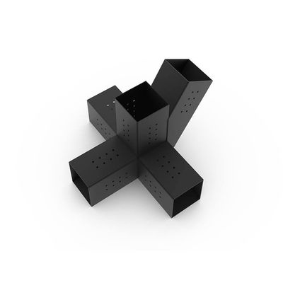 Metal personalizado 3-Way Extensão Corner Bracket para vigas de madeira Gazebo Pergola Kit