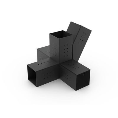 Logotipo personalizado Pergola Kit com Corner Base Bracket e Wood Beams Connector 290g