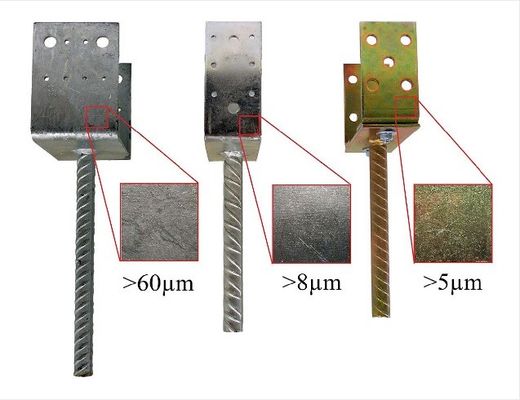 Cadeiras de vigas de aço galvanizadas para processo de dobra personalizado por punção de estampagem