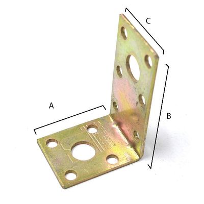 Estampagem Punching Curvatura Processo Custom Joist Hangers Qualquer preferência de cor