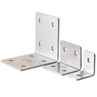 Brass L U Z Shape Aluminium Bench Brackets Inspeção interna e design personalizável