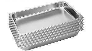 Personalização 304 aço inoxidável Rectangular Quadrado Forno bandeja com material de alumínio