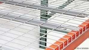 Aço laminado a frio Custom OEM Pro Gulf Shelving Aço Wire Mesh Decking para Pallet Racking