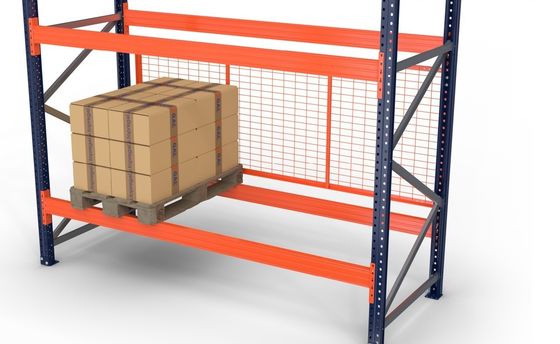 Aço laminado a frio Custom OEM Pro Gulf Shelving Aço Wire Mesh Decking para Pallet Racking