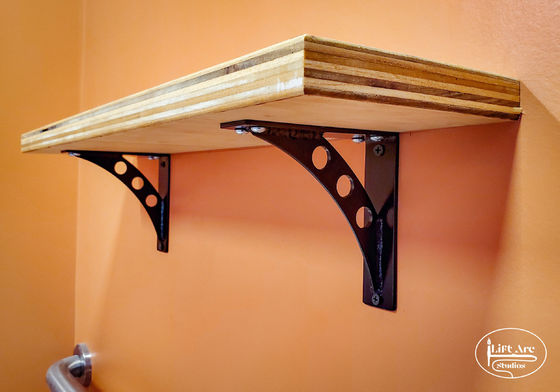 Suporte de parede de latão customizado OEM para prateleira e processo de estampagem por Nanfeng