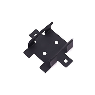 Estrutura de lado único Bracket de metal personalizado com aço inoxidável revestido com pó preto