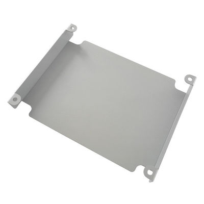 Estrutura de lado único Bracket de metal personalizado com aço inoxidável revestido com pó preto