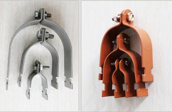 Grampos de tubos de aço inoxidável de metal galvanizado personalizados para desempenho duradouro