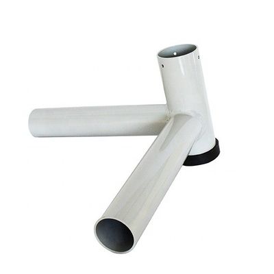 Peças metálicas soldadas sob medida de precisão para estruturas de canto de lâmpadas de rua e espessura de 1 mm-5 mm