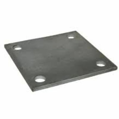Fabricação de placas de base retas de aço inoxidável personalizadas para suas necessidades