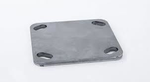 Placas de base retas de aço inoxidável certificadas ISO9001 2008 para máquinas de estampagem de metais