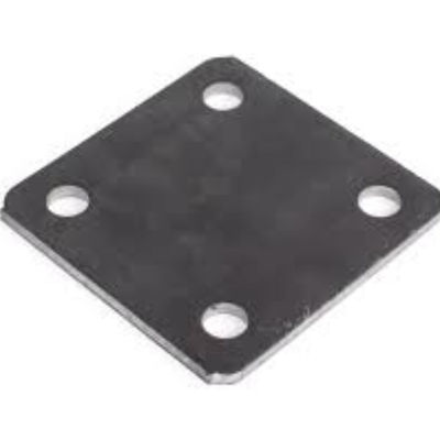 Peças de estampação OEM ODM Placas de base retas de aço inoxidável personalizadas a preços baixos