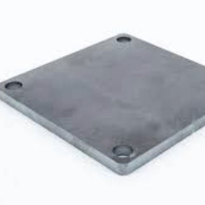 Placas de base retas de aço inoxidável certificadas ISO9001 2008 para máquinas de corte a laser