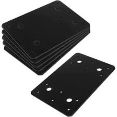 Placas de base retas de aço inoxidável de estampação de precisão com certificação ISO9001 2008