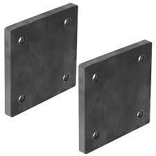 Placas de base retas de aço inoxidável de estampação de precisão com certificação ISO9001 2008