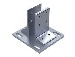 Placa de montagem de piso de aço pesado e aço inoxidável personalizada para preços baixos