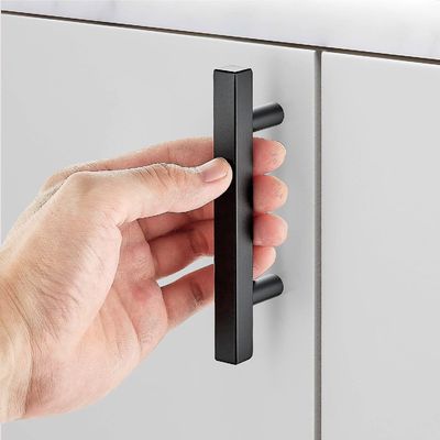 Mãos de gabinete de aço inoxidável personalizadas e personalizáveis com característica de oxidação