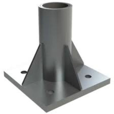 Placa de base de montagem de piso de aço estampado e aço inoxidável para OEM ODM Necessidades em preços