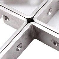 Partes de estampagem para perfurar em processo de tabela de bracket de metal sob medida