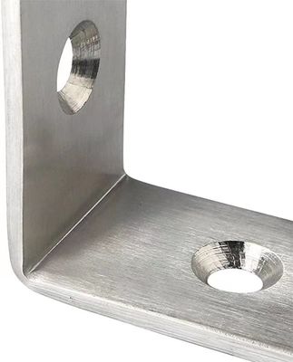 Partes de estampagem para perfurar em processo de tabela de bracket de metal sob medida