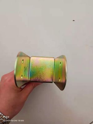 Processos de polir Partes de estampagem de chapas metálicas coloridas para acabamento branco