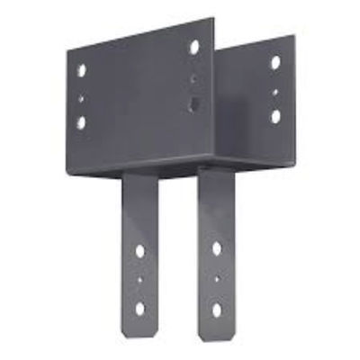 Conector de madeira de aço acessível para telecomunicações com revestimento de óxido negro
