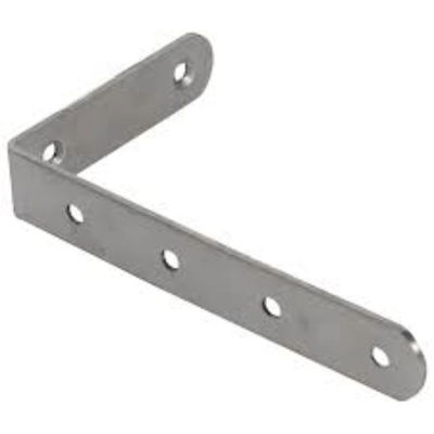 Brackets de ângulo de aço e aço inoxidável personalizados com dobra de operação de estampagem